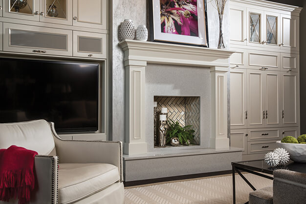 white-entertainment-builtins-fireplace-durasupreme-plymouth-cabinetry-design-wisconsin